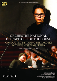 Affiche de Orchestre national du Capitole de Toulouse dirigé par Tarmo Peltokoski, avec le pianiste Mao Fujita
