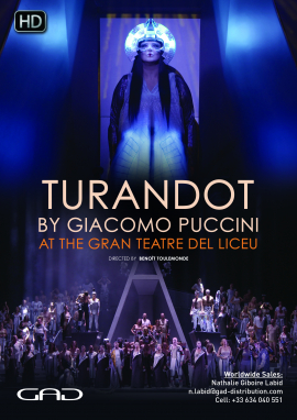 Affiche de Turandot de Giacomo Puccini